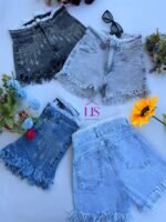 7 SHORT STRASS + PUNTILLA ELASTIZADO - Imagen 5