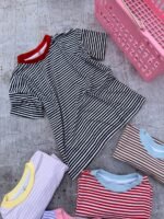 5 REMERAS x TALLA RAYADAS DAMA - Imagen 3