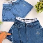 6 SHORT POLLERA CK DAMA