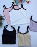 3 BASICA TIRAS EN PUNTILLA STRASS - Imagen 3