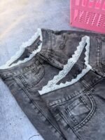 6 BERMUDA SHORT GRIS DAMA - Imagen 6