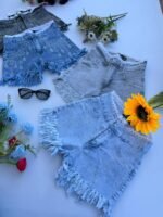 7 SHORT STRASS + PUNTILLA ELASTIZADO - Imagen 2