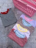 5 REMERAS x TALLA RAYADAS DAMA - Imagen 2