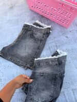 6 BERMUDA SHORT GRIS DAMA - Imagen 4