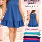 4 VESTIDO MUSCULOSA LINO DAMA