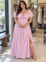 VESTIDO HAWAI CON LUREX DAMA