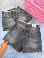 6 BERMUDA SHORT GRIS DAMA - Imagen 5