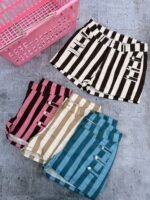6 SHORT RAYADO NAPOLEON  DAMA