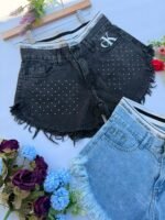 6 SHORT CK CON STRASS DAMA - Imagen 3